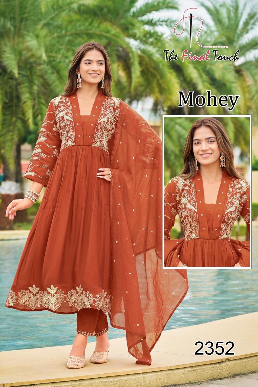 Mohey Embroidered Anarkali Set
